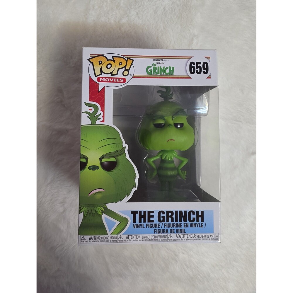 Funko Pop! Movies vinyl figure of The Grinch from the 2018 movie